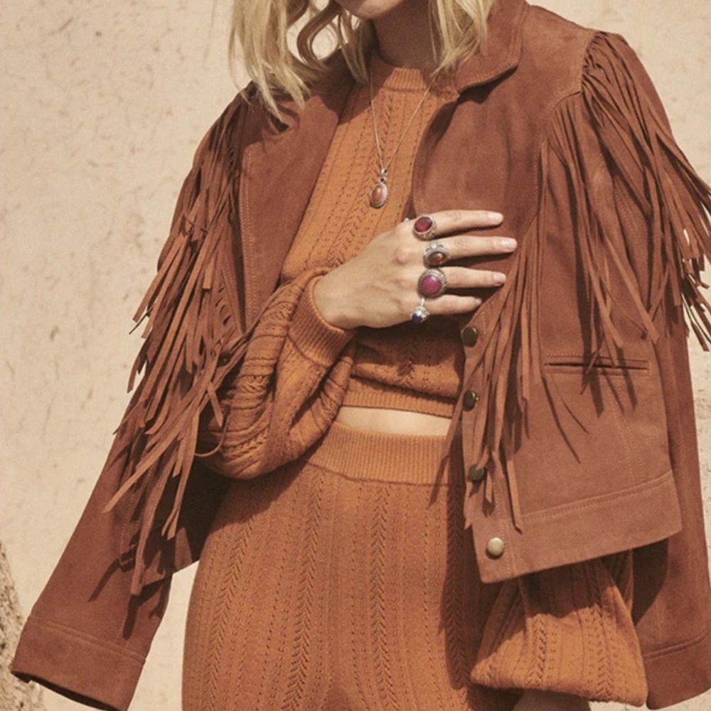 Spell rider fringe jacket